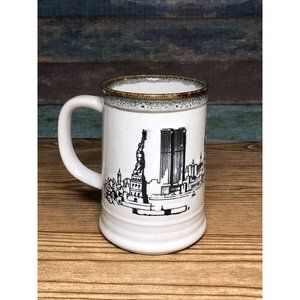 Vintage New York City Twin Towers skyline Coffee Mug